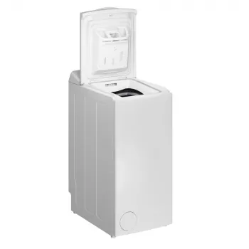 Lavadora de carga superior INDESIT BTW L60400 EE/N, clase energética D, 6 kg, 1000 rpm, profundidad 60 cm