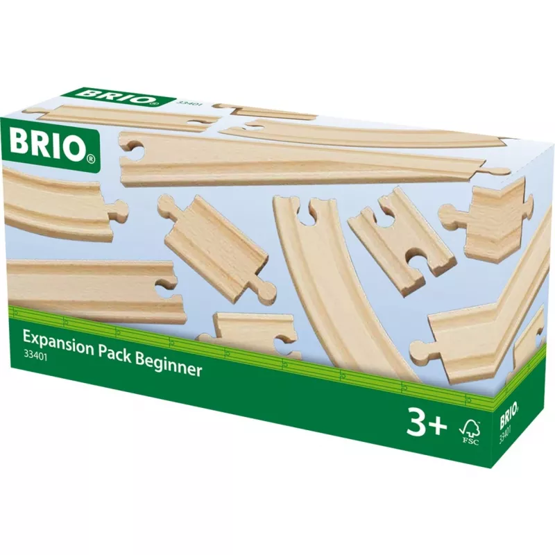 Brio World surtido pequeño de vías, ferrocarril