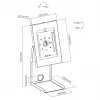 Soporte POS para tablet e impresora de recibos MACLEAN MC-336 – admite dispositivos de hasta 1 kg
