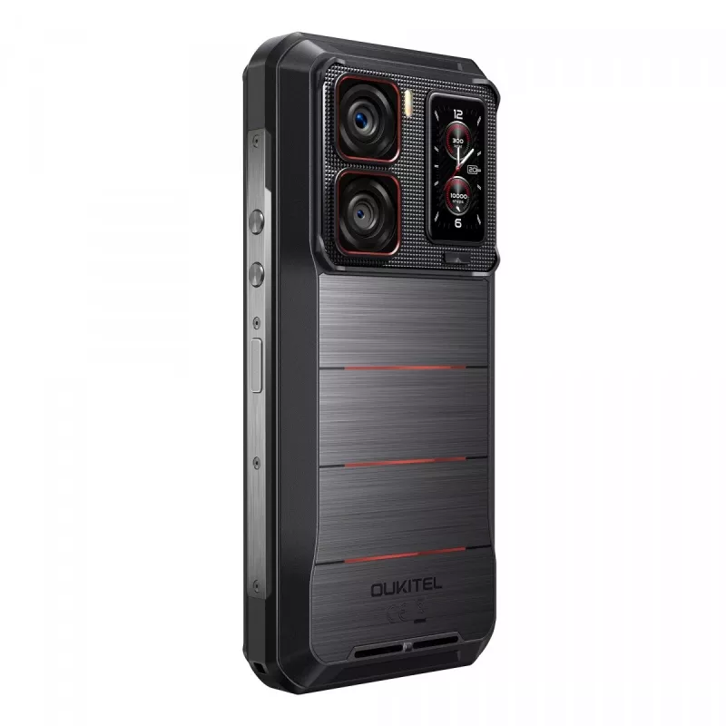 Oukitel WP300 smartphone 5G, 6,8 pulgadas, 12 GB de RAM, 512 GB, 16000 mAh, IP69K, Android 15, negro