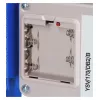 Caja fuerte de pie Yale YSV/170/DB2/B acero azul, cerradura de combinación, 3,8 l, montaje en suelo/pared