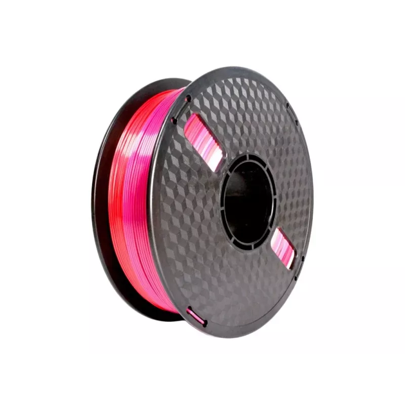 Filamento PLA para impresión 3D 1,75 mm 1 kg — Flashforge Gembird 3DP-PLA-SK-01-RP, morado/rojo