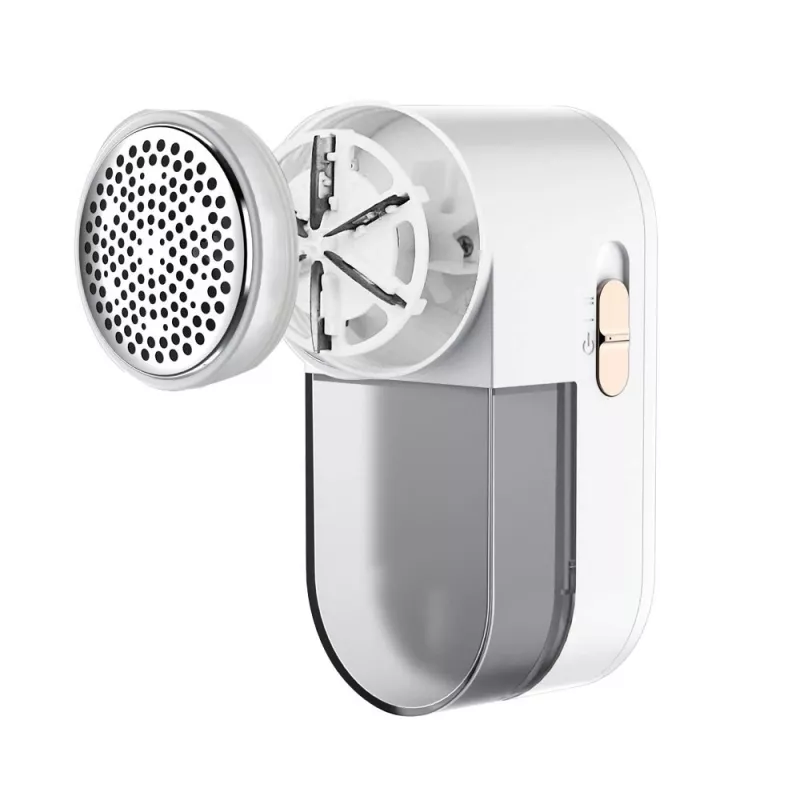 Quitapelusas ESPERANZA ECS010 quitapelusas eléctrico compacto, 6 cuchillas, acero inoxidable, cabezal Ø5,3 cm, recargable 485 mAh, 60 min de autonomía, blanco