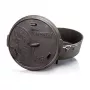 Petromax Olla de fuego ft6 con patas, 5,7 L, hierro fundido, negro