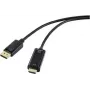 Cable de conexión HDMI conector DisplayPort 2,00 m Negro RF-5179188 Funda de PVC (RF-5179188)