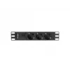 Lanberg PDU-03E-0200-BK Unidad de distribución de energía (PDU) 3 salidas AC 1U negro