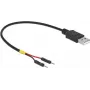 Cable USB DeLOCK 85401 0,2 m USB A negro