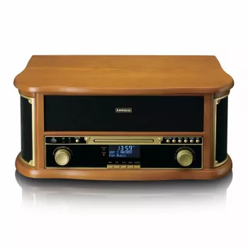 Tocadiscos Lenco TCD-2571WD 10W Madera 1 bandeja DAB FM Bluetooth