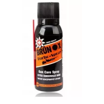 Spray lubricante BRUNOX Turbo Spray Oil B100 — 100 ml aceite de limpieza y cuidado, etiquetado como peligroso para el medio ambiente