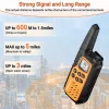 Walkie-talkie Baofeng BF-T25E naranja, 2 uds.