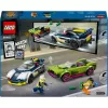 LEGO City Set de juego 60415 Persecución de coche de policía y muscle car — 213 piezas, 2 minifiguras, edad 6+