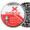 Umarex Cobra Pointed Ribbed 121-258 balines para armas de aire comprimido 6,35 mm, 200 uds.