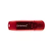 Memoria USB Intenso 128 GB USB Type-A 2.0 Rojo Transparente