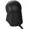 Qoltec 50857 lector de códigos de barras de sobremesa con cable, 1D/2D, QR, USB, cable de 1,75 m