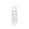 SurgePlus 8x schuko 1xUSB-A 1xUSB-C 900J 2 m