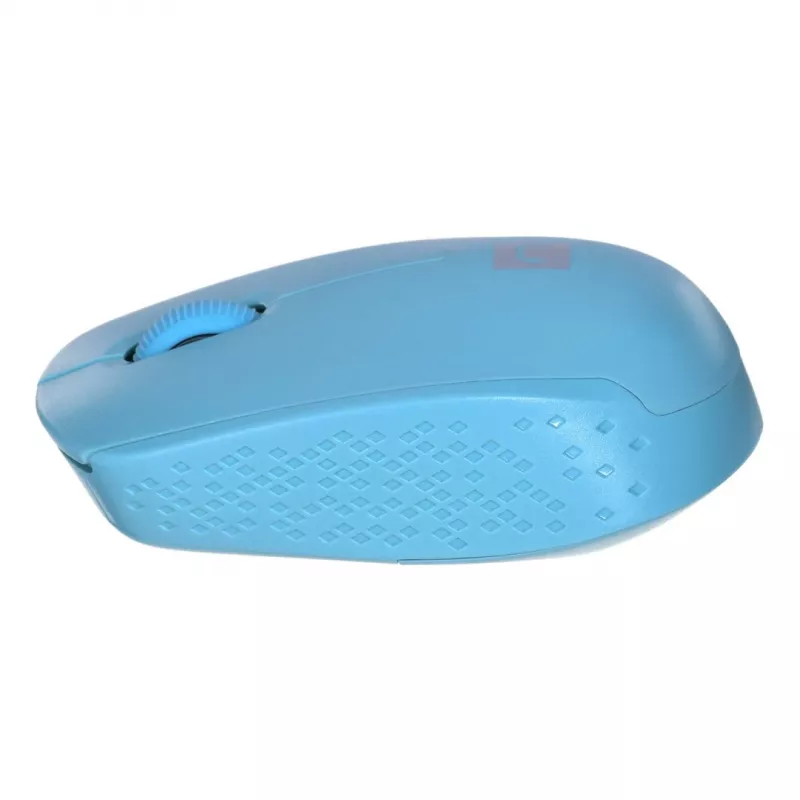 Natec Stork NMY-2001 ratón óptico inalámbrico, 1600 DPI, receptor USB, azul