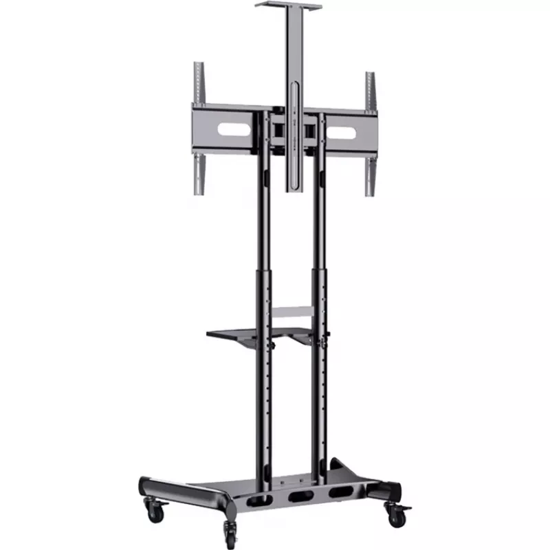 HAGOR HP Twin Stand HD - Carro - para pantalla plana / equipo AV - Negro - Tamaño de pantalla: 140-213 cm (55-84) - Interfaz de montaje: hasta 800 x 500 mm (8210)