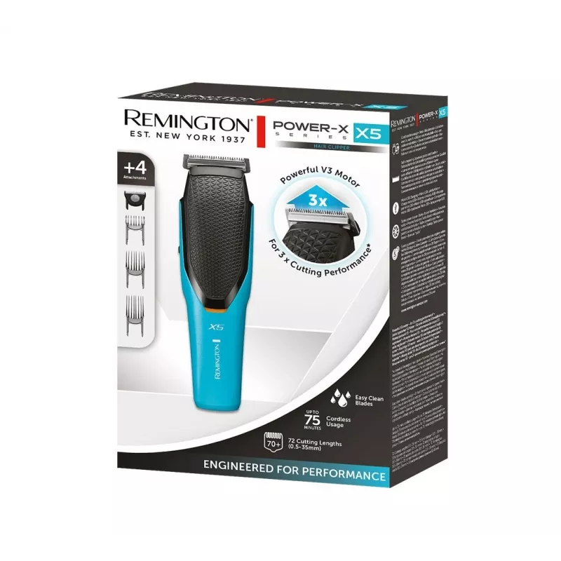 Remington Power-X Series HC5000 X5 cortapelos negro azul