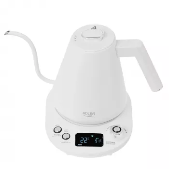 Hervidor metálico Adler AD 1349w 1,0 L pico largo, hervidor de cocina