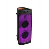 Sistema de audio PLL FM USB/SD/BT 2x karaoke FULL LED PartyBox