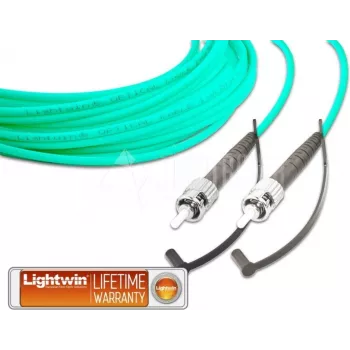 Lightwin Cable de fibra óptica Simplex de alta calidad, MM OM3, ST - ST (LSP-50 ST-ST 2.0 OM3)