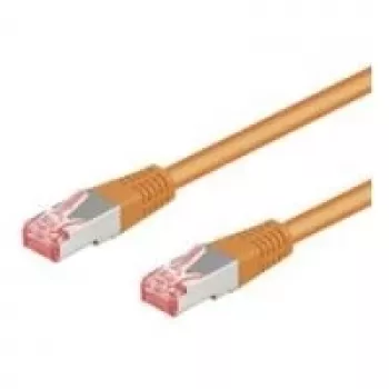 Wentronic Goobay cable de red CAT 6, S/FTP (PiMF), naranja, 20 m - LSZH libre de halógenos, cobre (93472)