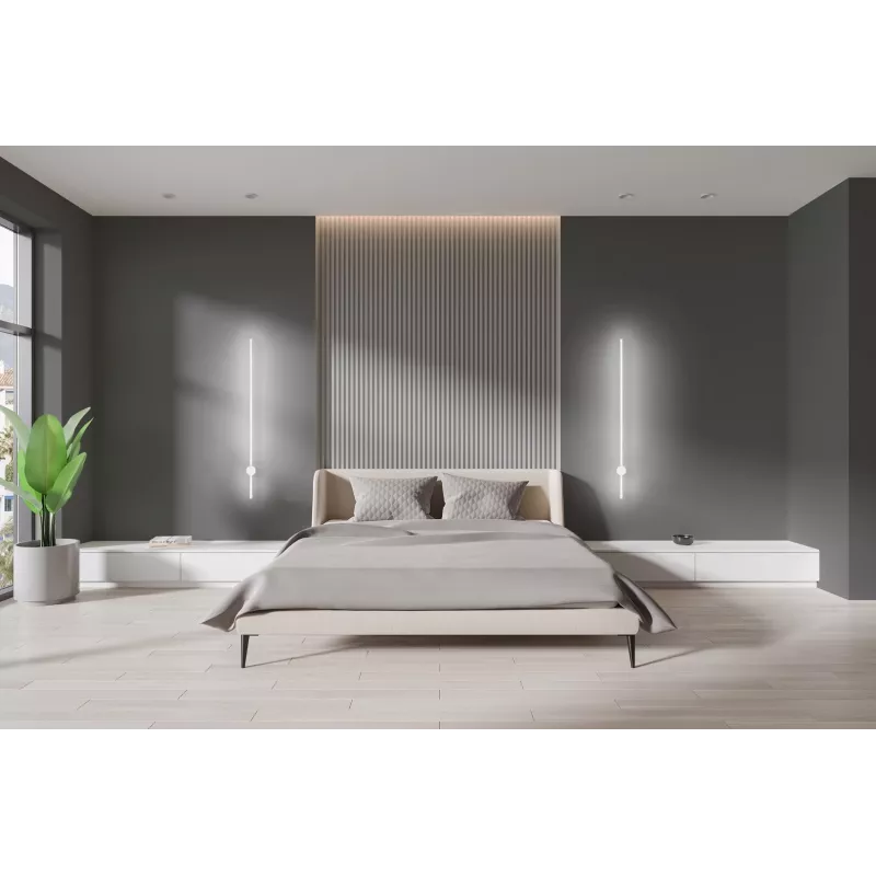 Aplique de pared LED Activejet AJE-HILTON blanco NW
