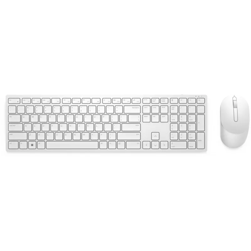 DELL Pro teclado y ratón - KM5221W - Francés (AZERTY) - Blanco