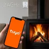 Detector de fugas de gas QOLTEC NG Tuya — detector de gas natural (CH4), compatible con smart Tuya