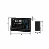 Manta MTO200B Windy Smart estación meteorológica con sensor exterior, Wi-Fi, negra