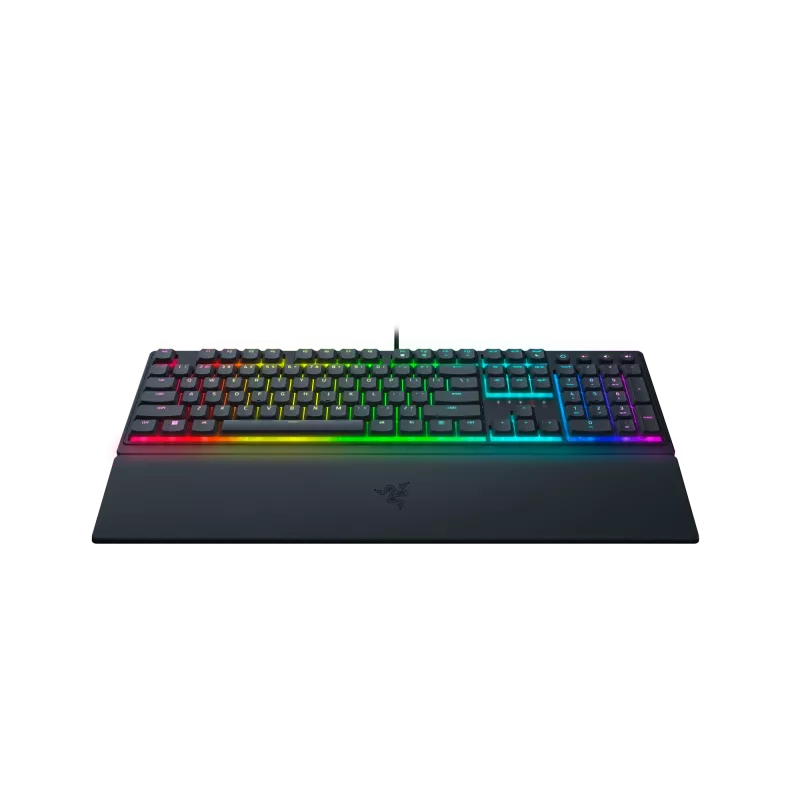 Teclado gaming con cable Razer Ornata V3 – híbrido membrana-mecánico, iluminación LED RGB, USB
