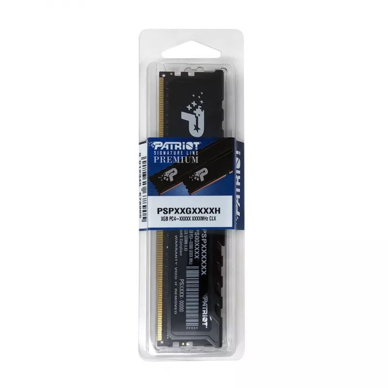 RAM de sobremesa PATRIOT Premium negra DDR4 32 GB 3200 MHz CL22 1x32 GB 37 mm de altura