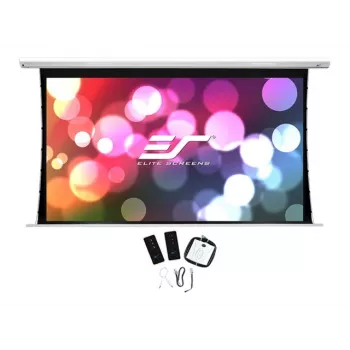 Pantalla de proyección motorizada Elite Screens Saker Tab Tension SKT150XHW2-E24 3,81 m (150 pulgadas) 16:9, visible A 3,32 m H 1,869 m