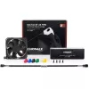 Noctua NF-A8 PWM chromax.black.swap NF-A8 PWM CH.BK.S ventilador de caja, 80 mm, 80x80x25 mm, 450–2200 rpm, negro