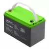 Batería de gel QOLTEC 53080 12V 100Ah — batería recargable sellada para suministro de emergencia