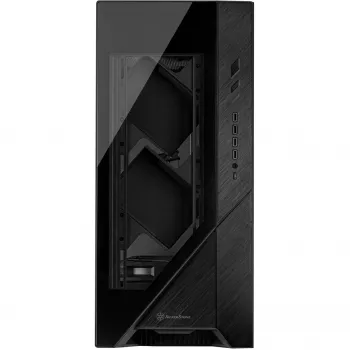 ALTA F2, caja big tower negra, cristal templado
