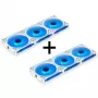 LIAN LI UNI FAN SL-INF 120 ARGB Reverse Blade PWM Kit de ventiladores - pack de 6, Blanco