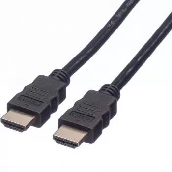 VALUE - Cable HDMI con Ethernet - HDMI (M) a HDMI (M) - 1 m - Doble aislamiento (11.99.5901)