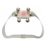 SKG H7 Ultra-E – Cabezales de masaje dorados, masaje combinado, masaje por compresión, masaje amasador, masaje por vibración, cuello, hombros, Dorado, Plástico, Botones, Batería
