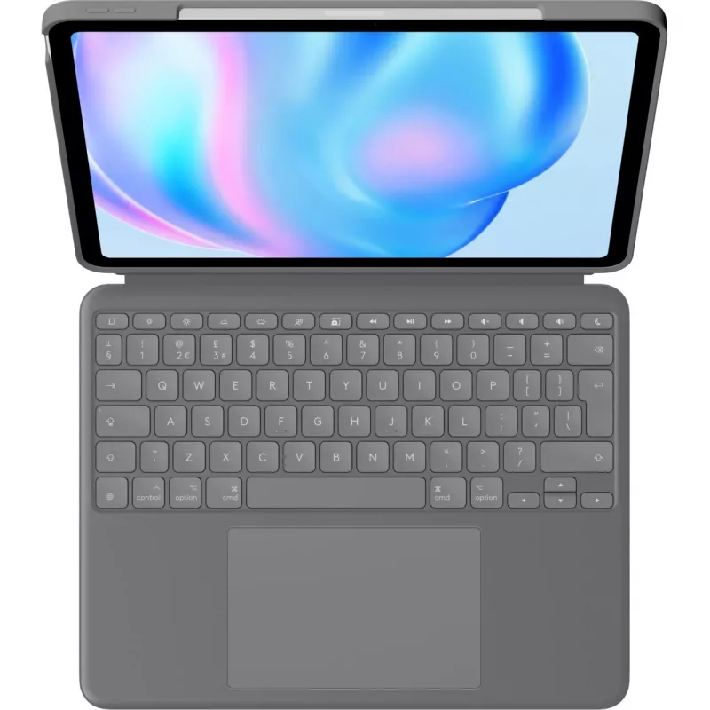 Logitech Combo Touch Teclado QWERTY UK English Smart Connector Gris