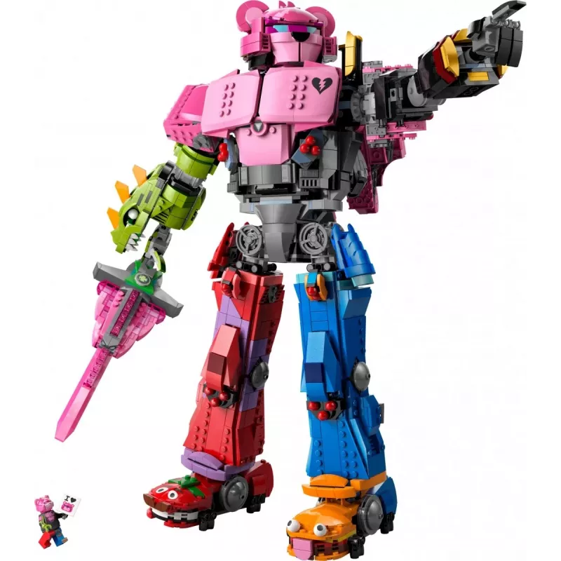 Set de construcción LEGO Team Leader Mechs 77078 — Fortnite, 2503 piezas, 1 minifigura, altura del mech 450 mm