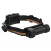 Linterna frontal Duracell DH1500R — negra/naranja, iluminación manos libres recargable