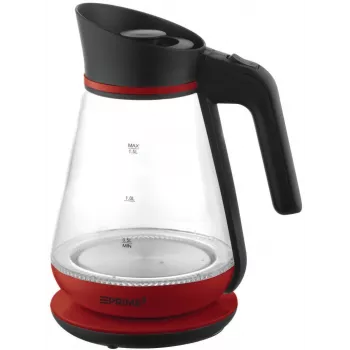 Hervidor PRIME3 1,5 L 2200 W rojo transparente