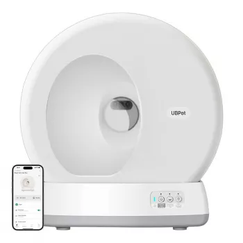 Puerta inteligente autolimpiante para gatos UBPet C10