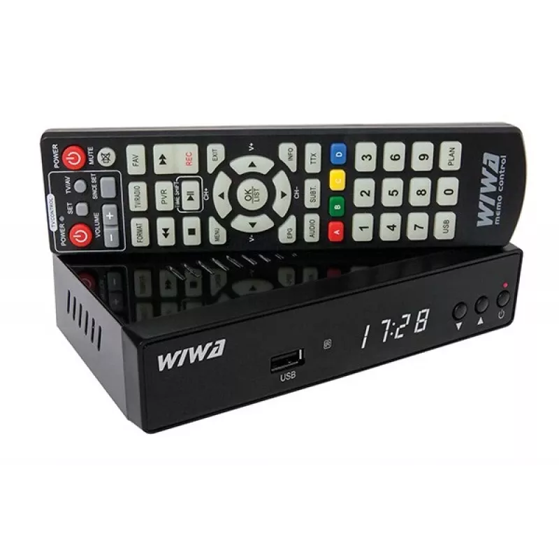 Receptor de TV WIWA H.265 MAXX — sintonizador digital DVB-T / DVB-T2 con soporte H.265 (HEVC)