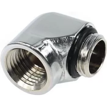 Alphacool HF Conector en L G1/4 macho a G1/4 hembra - Cromo (17044)