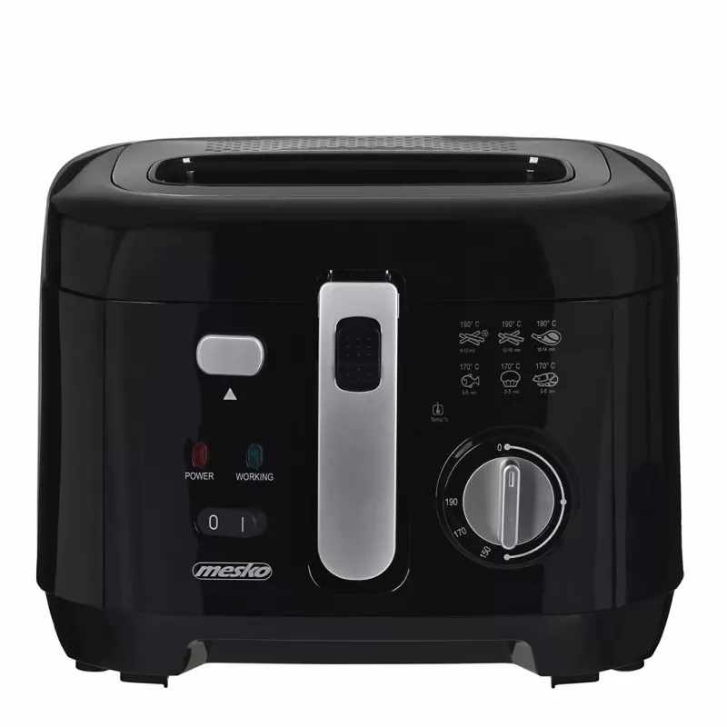 Freidora Mesko Home MS 4908 Single 2,5 L 1800 W negro gris
