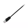 Cable Ethernet V7 CAT6 UTP 0,5 m negro