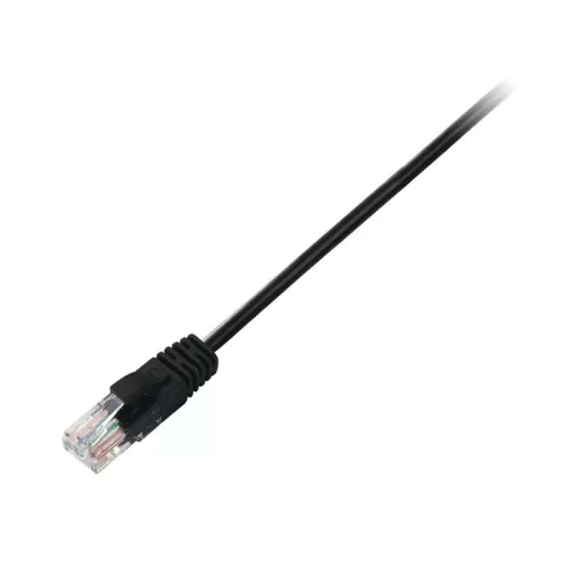 Cable Ethernet V7 CAT6 UTP 0,5 m negro
