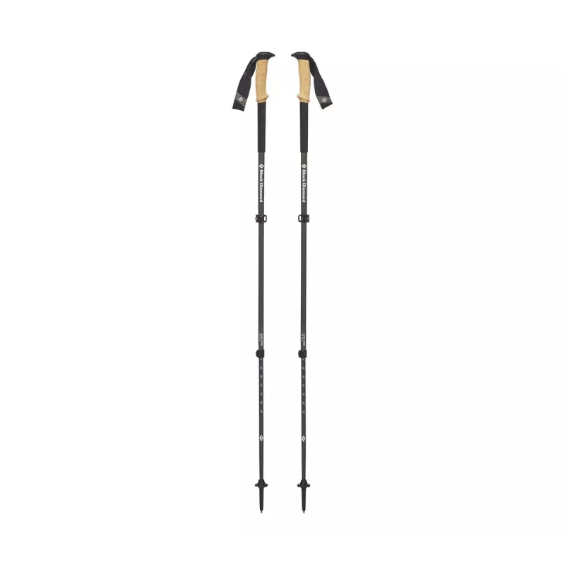 Bastón de trekking telescópico Black Diamond Alpine Carbon Cork unisex
